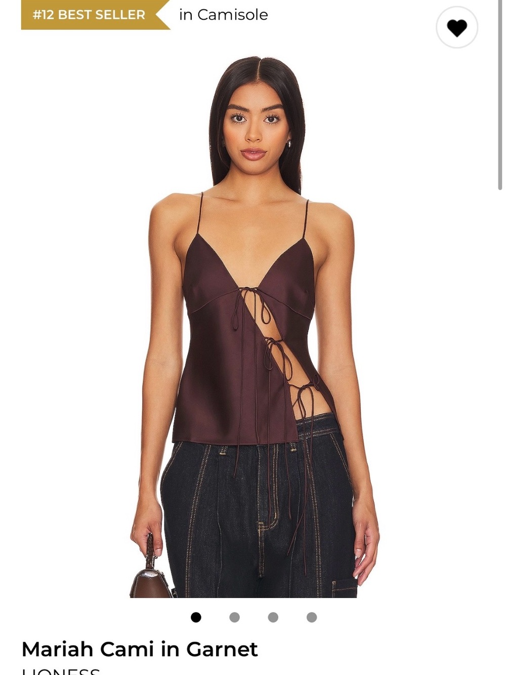 Lioness Mariah Cami in Garnet
